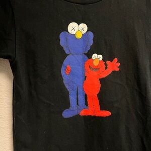 KAWS Sesame Street Black Tee